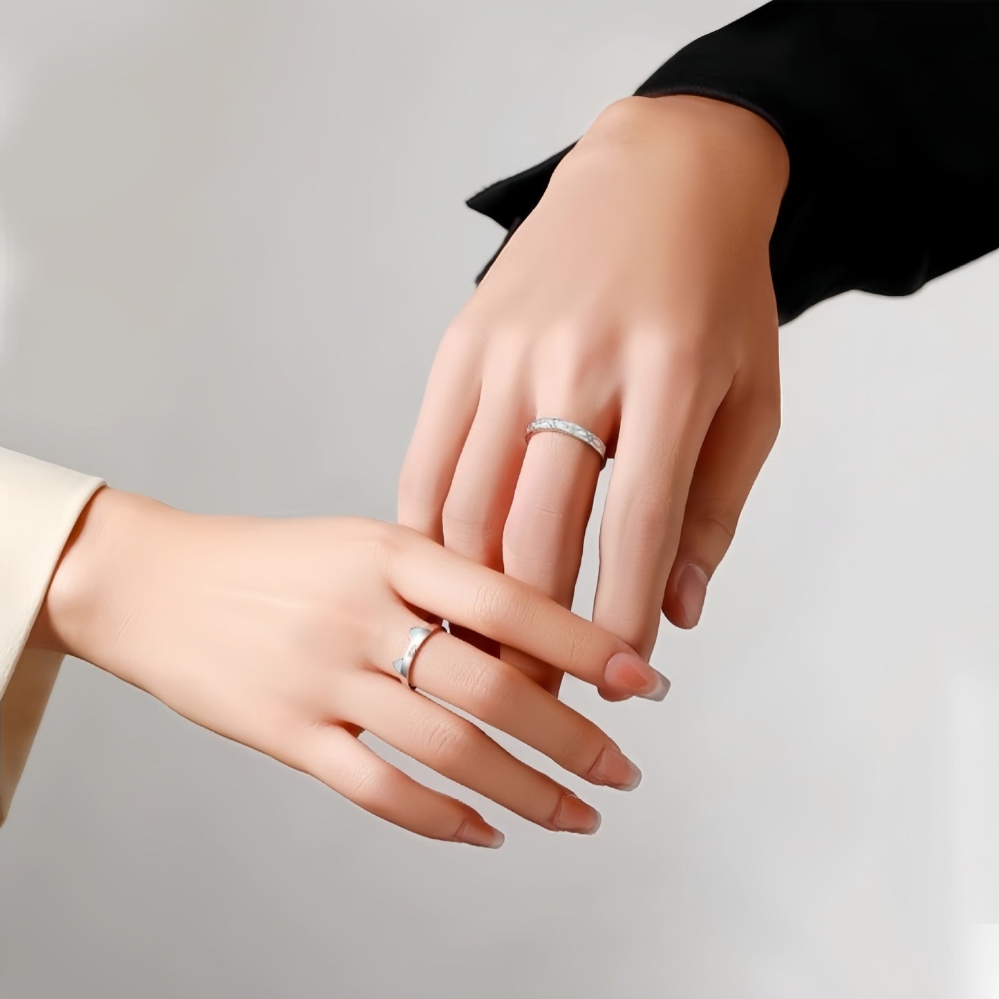 Luminous Cat Fish Love Couple Ring Fluorescent Couple Rings