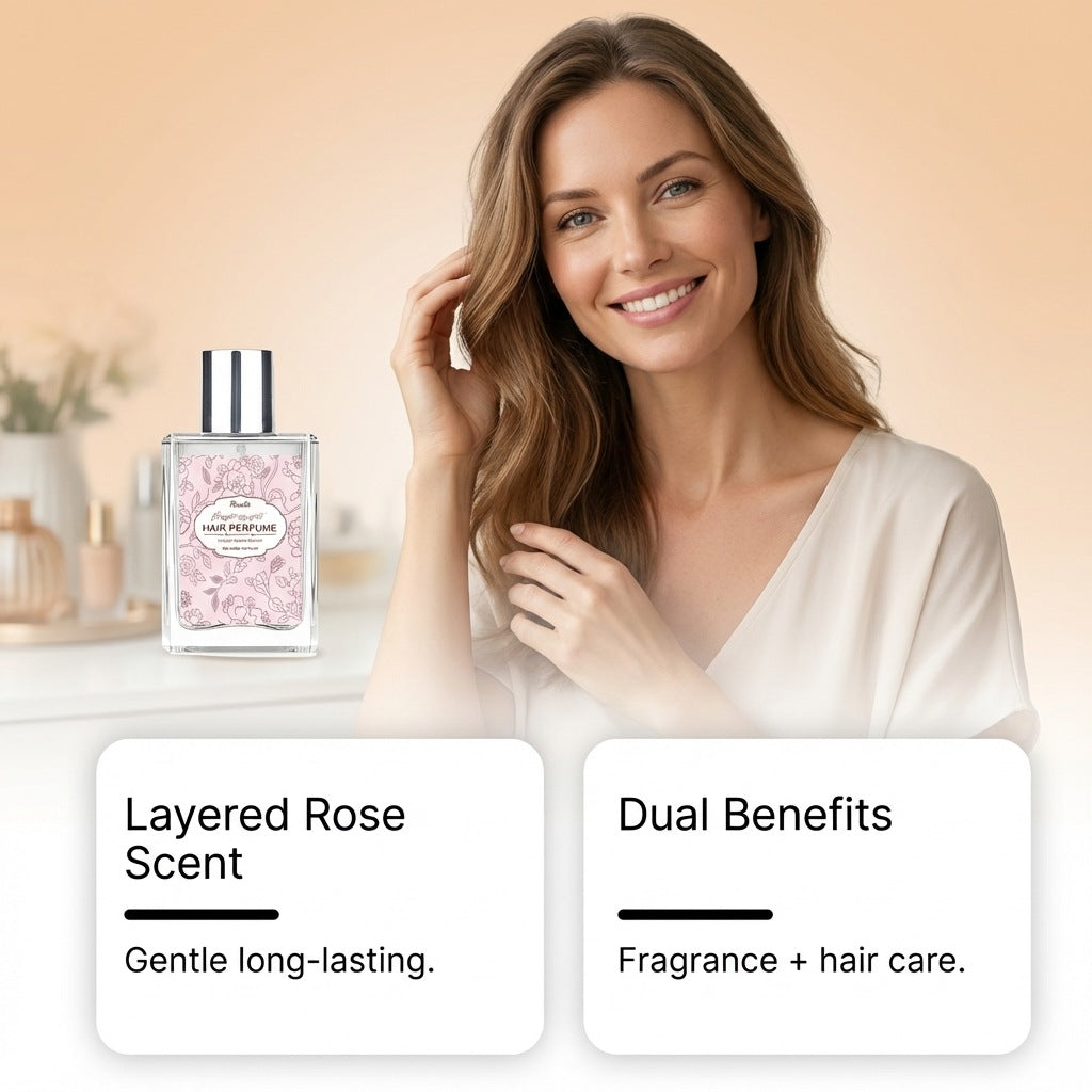 Soft Rose Scent Hair Fragrance